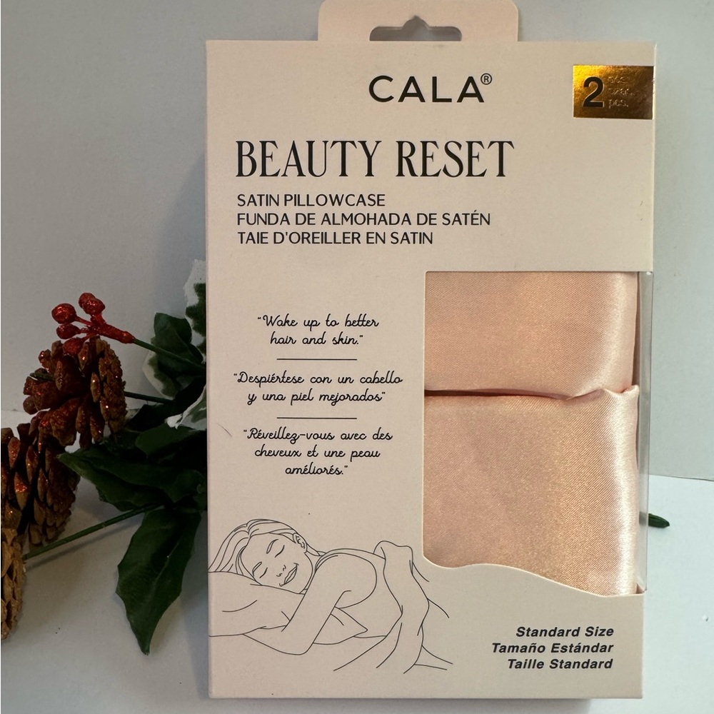 CALA Beauty Reset Satin Pillowcases – 2 Pack